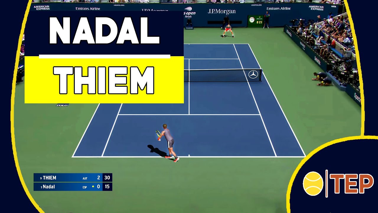 Tennis Elbow 2020 - NADAL vs THIEM 🎾 (US Open 2018)