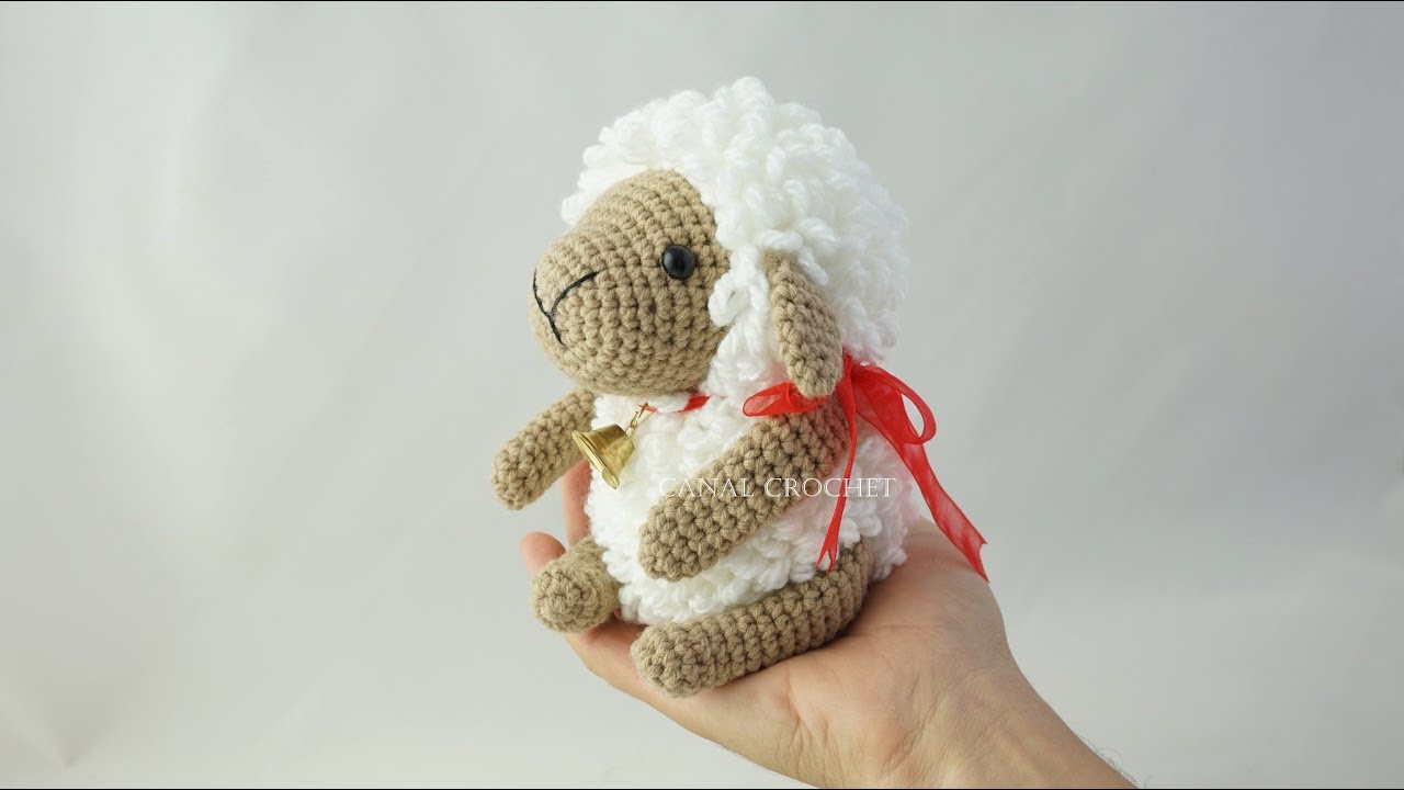 Oveja amigurumi tutorial a punto bucle.