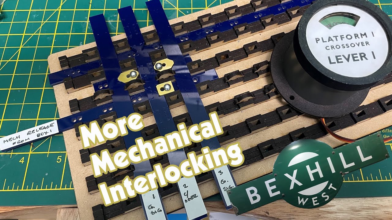 S2 E17 More Lever Frame Interlocking for Bexhill West Model Railway + some channel announcements.