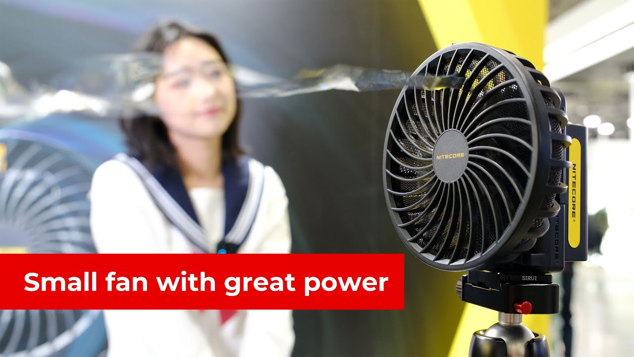 NITECORE CineWind CW10 Released - Portable Fan for Content Creators