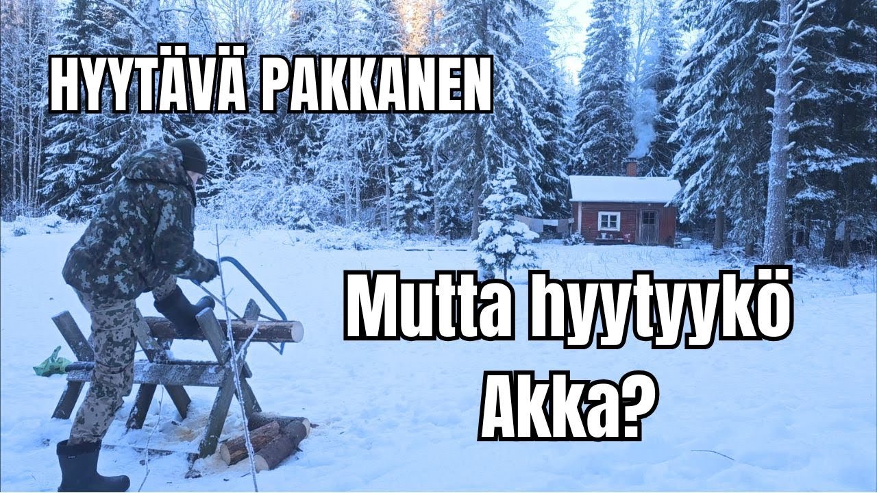 Hyytävä pakkanen, mutta hyytyykö akka?