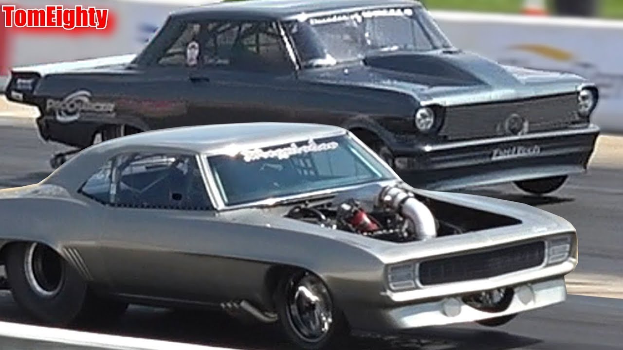 Street Outlaws Daddy Dave vs Megalodon - Topeka, Kansas
