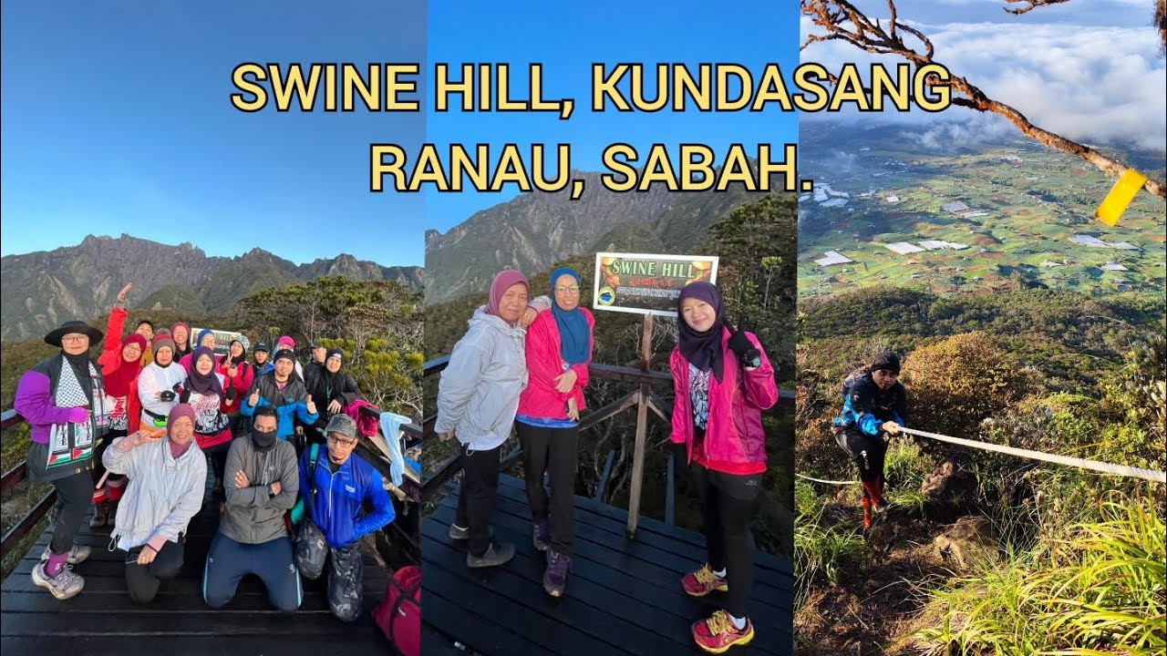 EXTRAORDINARY VIEWS AT SWINE HILL, KUNDASANG, RANAU, SABAH #hiking #hills #outdoors