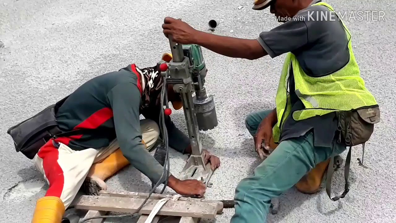 Coring Test for Slope Protection (Shotcrete Work)