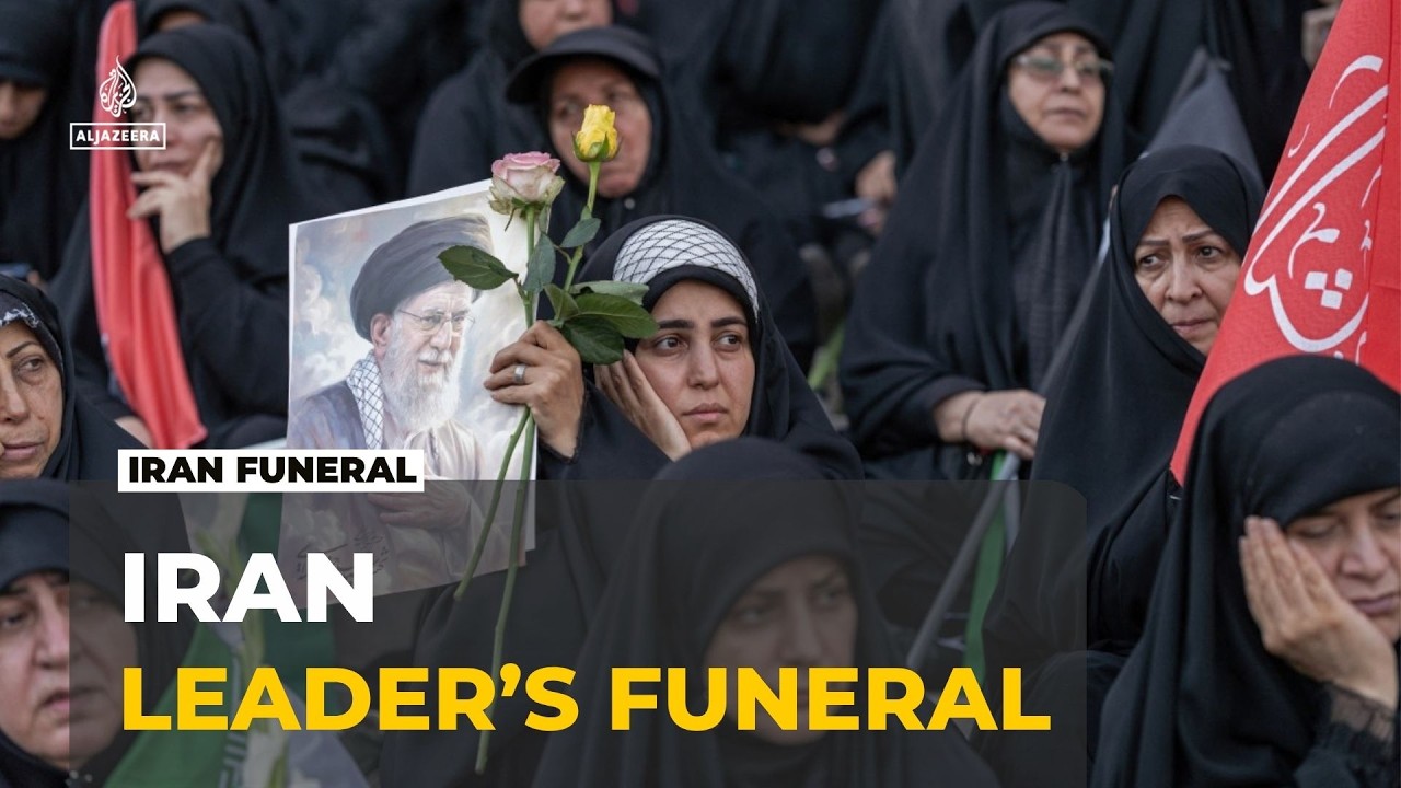 Iran begins week of mourning for Khamenei: Thousands gather in Tehran for public farewel