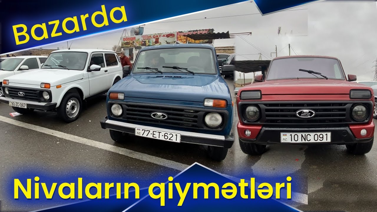 Maşın bazarında Nivaların qiymətləri - Sumqayit masin bazari