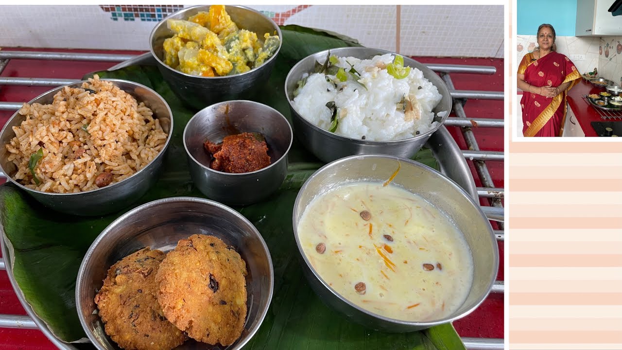 Guest Special  South Indian Lunch Thali I No Onion No Garlic Veg Lunch Combo