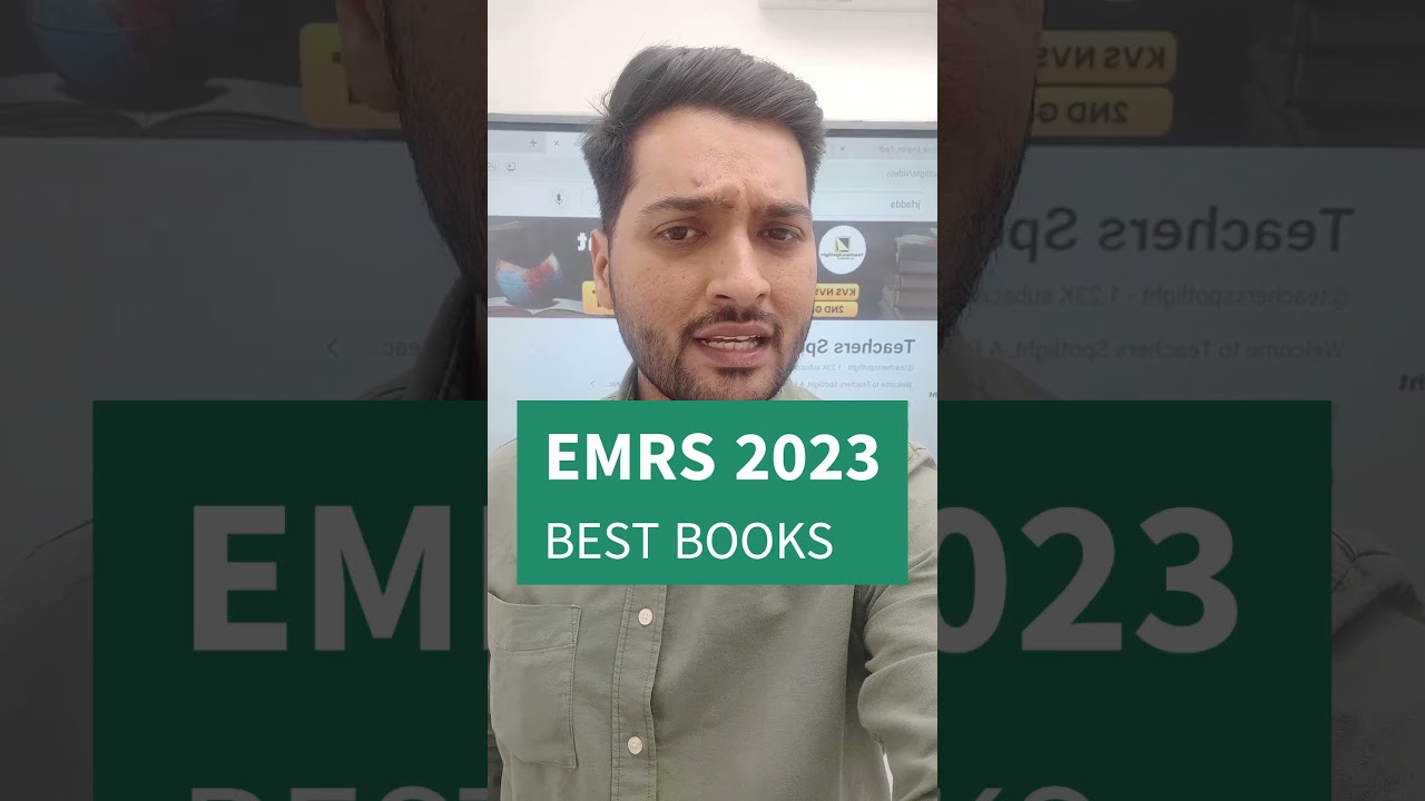 EMRS Exam 2023 | Best book for EMRS Exam | emrs book