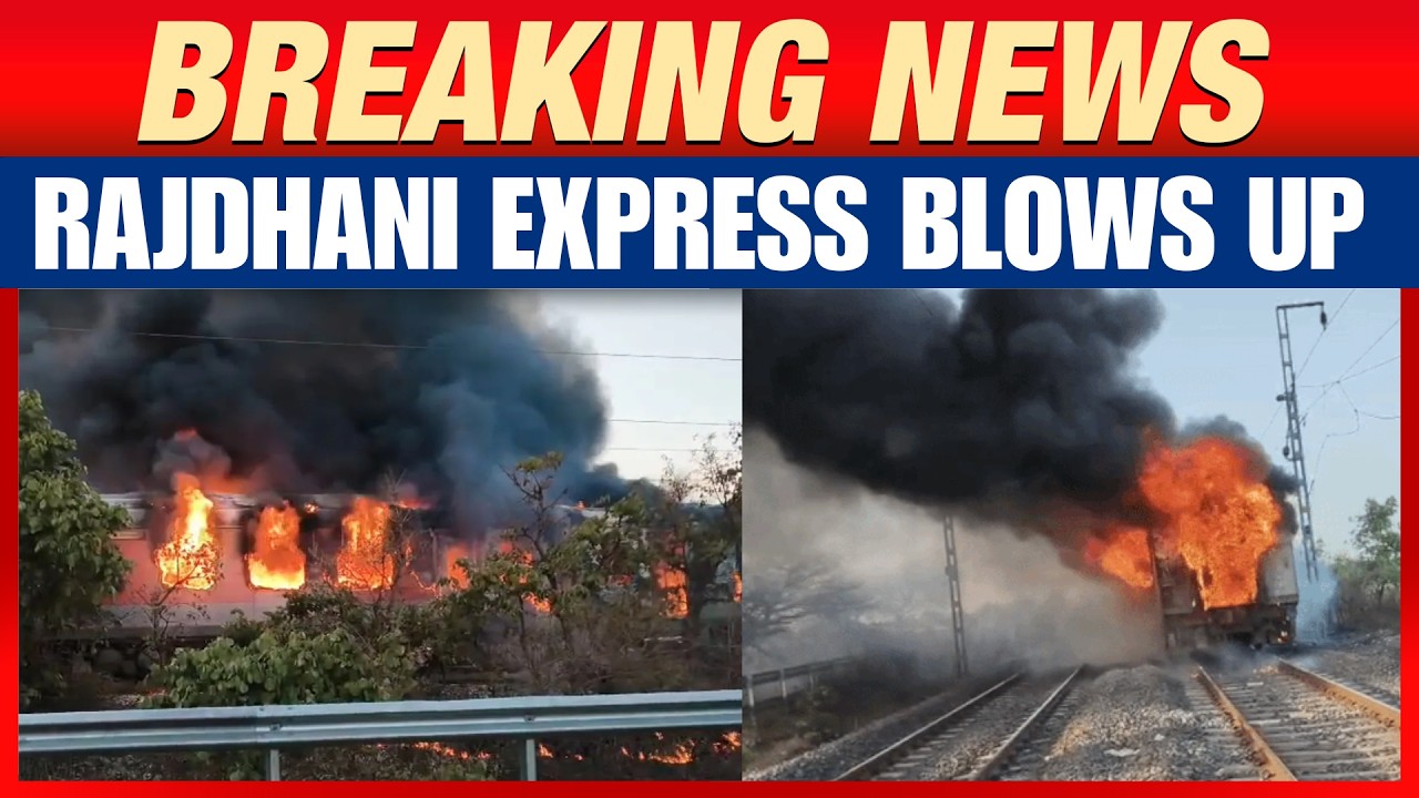 Rajdhani Express Fire Scare: Blaze In B1 Coach Disrupts Delhi-Mumbai Route | News9