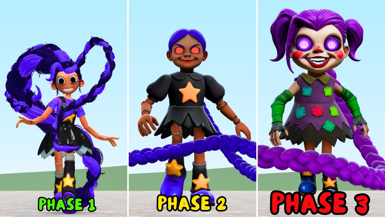 NEW EVOLUTION OF LILY LOVEBRAIDS POPPY PLAYTIME CHAPTER 5 In Garry's Mod