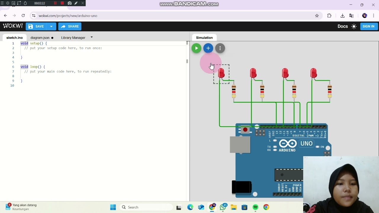 Membuat LampLed Arduino