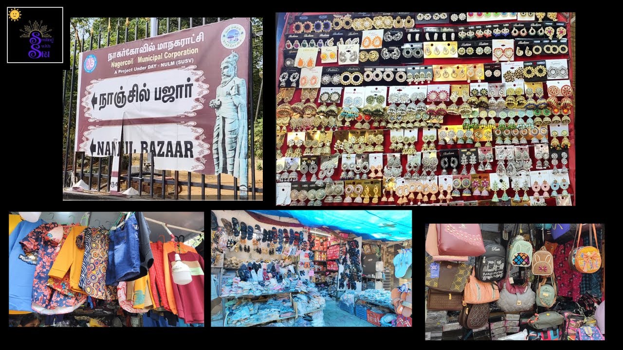 நம்ம நாகர்கோயில் நாஞ்சில் பஜார் | Street shopping in Nagercoil | Nanjil Bazaar | Vlog in Tamil