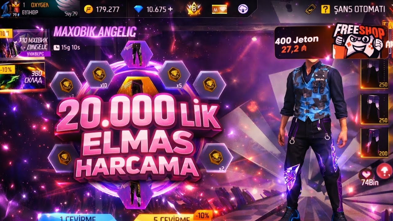 20.000 ELMAS HARCADIM😎 YENİ GELEN MELEK PANTOLONU VE PARAFALI MAXLADIM🔥🎯
