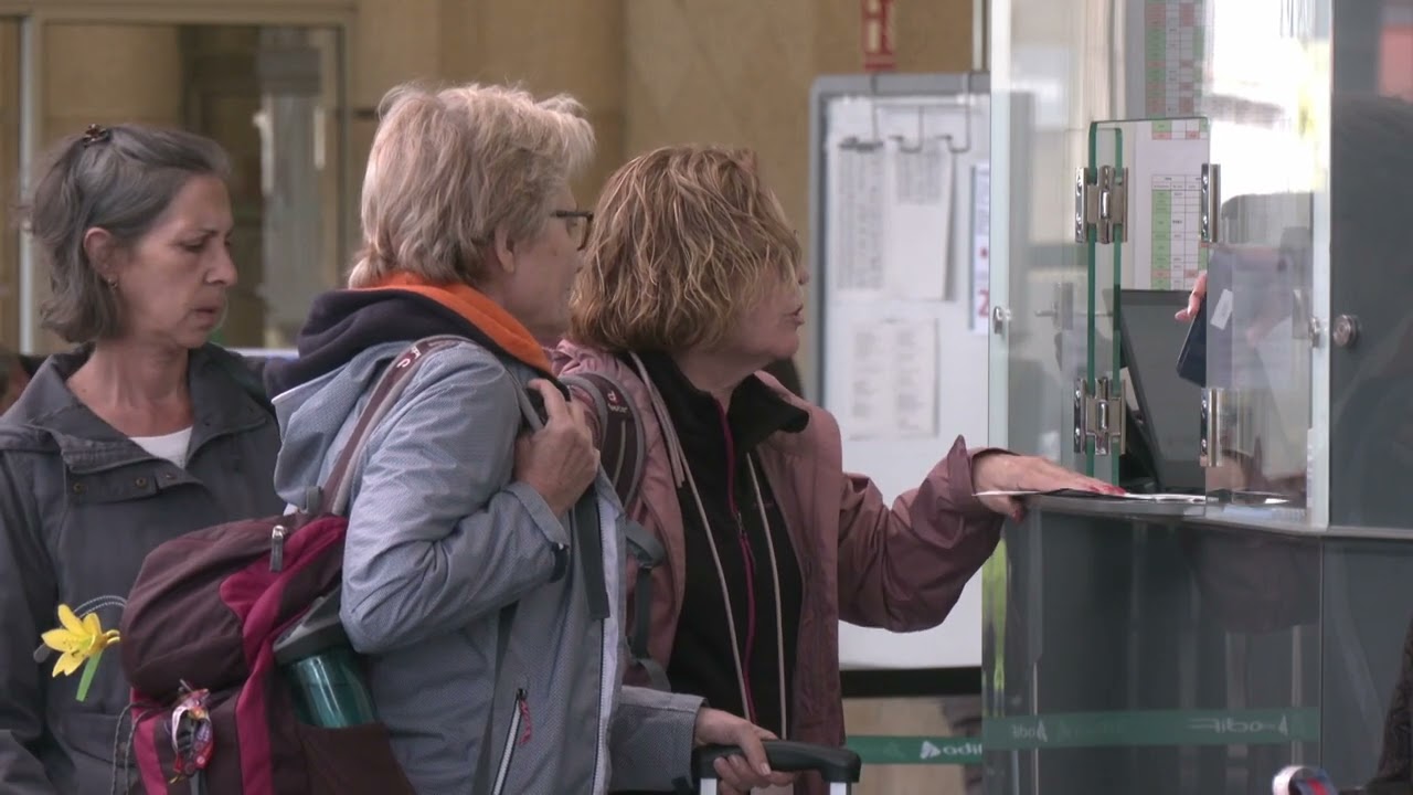 Cancelaciones y retrasos de más de una hora por la huelga ferroviaria en Ourense