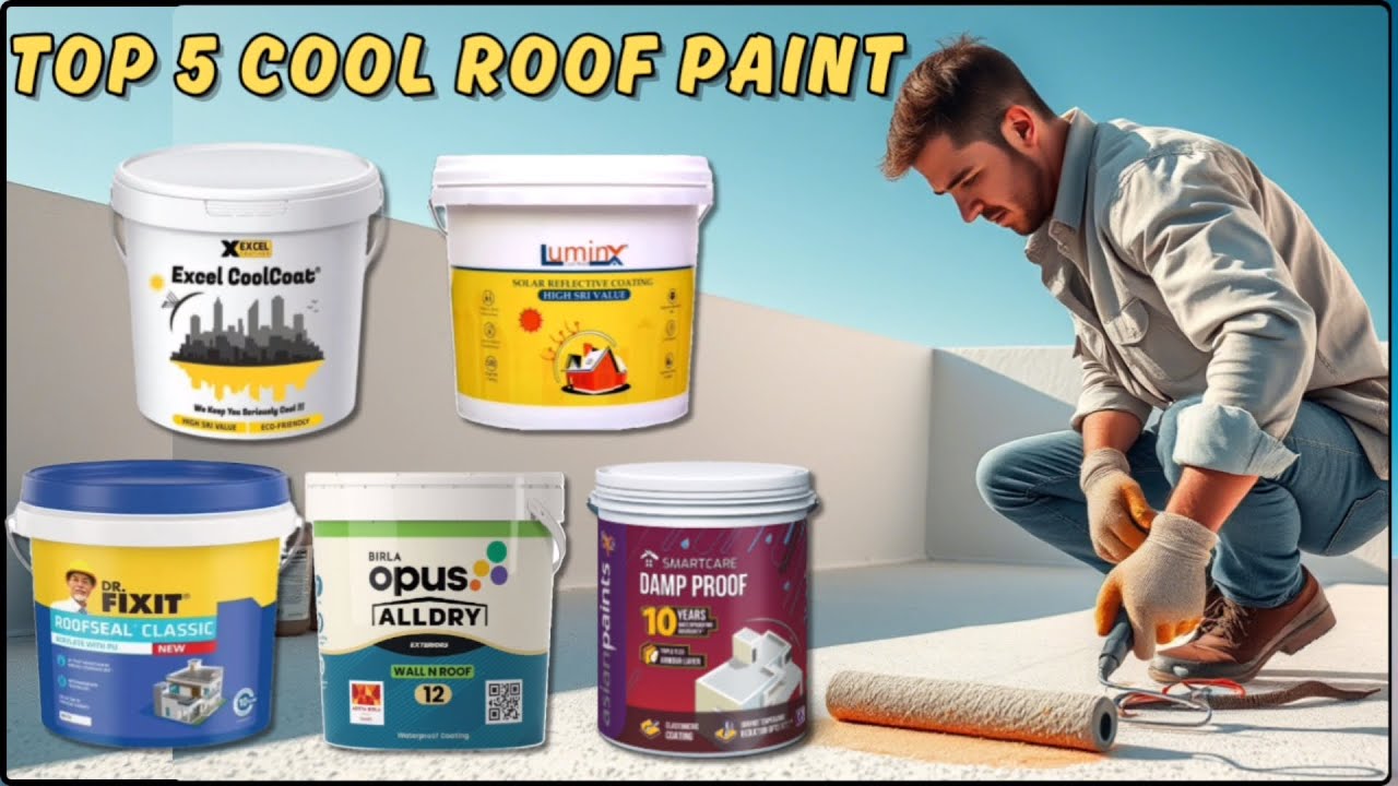 Best Cool Roof Paints | Waterproofing Treatment On Terrace | LuminX Cool Roof Paint | Excel CoolCoat