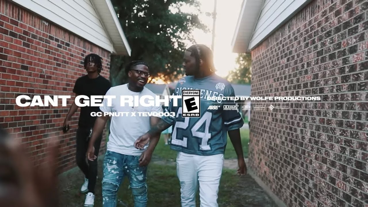 GhettoChild PNutt ft. Tevooo3 - Can't Get Right [Remix](Official Video)
