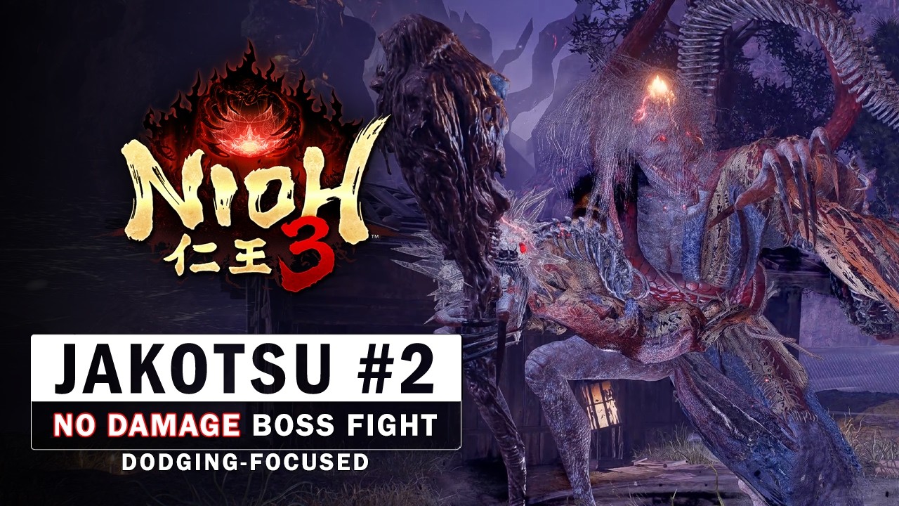 Nioh 3 — Бой с боссом Джакоцу-баба #2 (без повреждений)