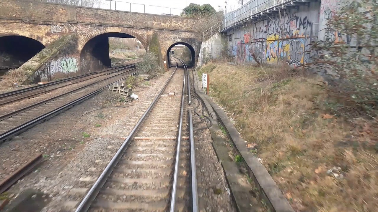 Rear Cab View Ride SWR Class 455 - London Waterloo to Guildford via Cobham | 2020/2021