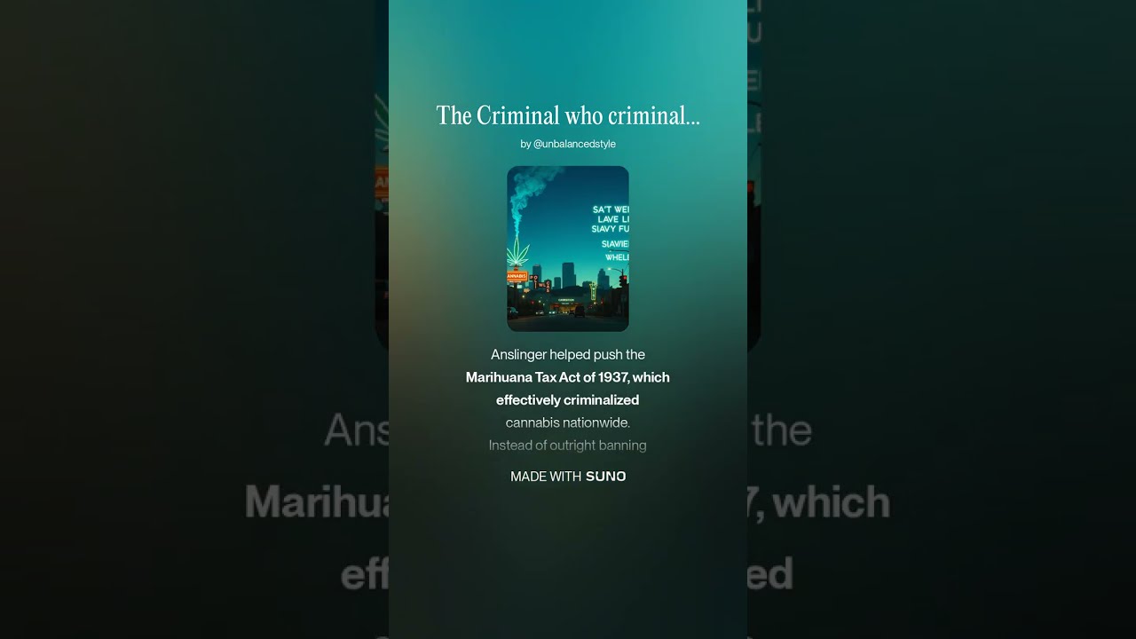 The Criminal who criminalized Hemp 1 0