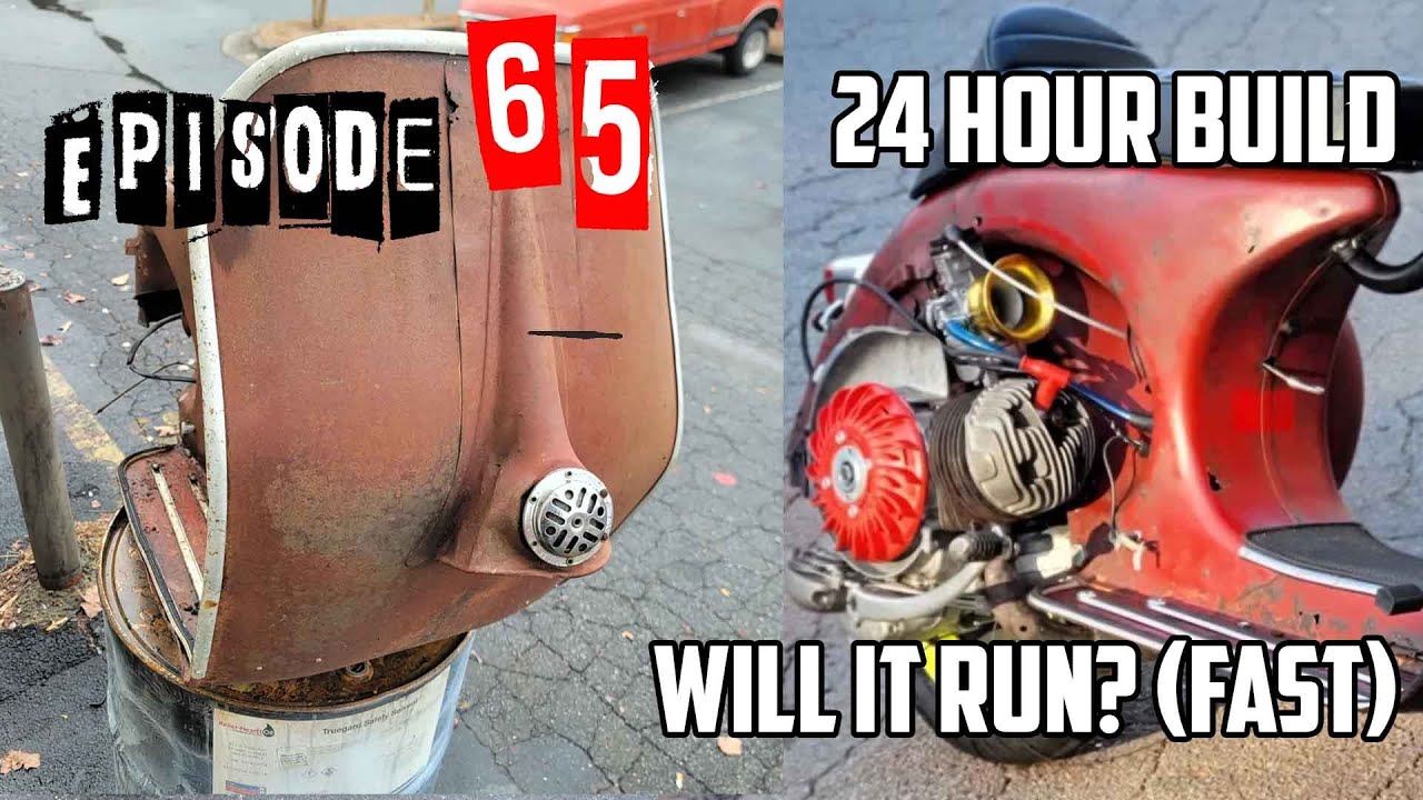 From rust to racer, 1-Day build, Vespa Allstate VBB 24 hour challenge, Part 2 - TST Ep. 65