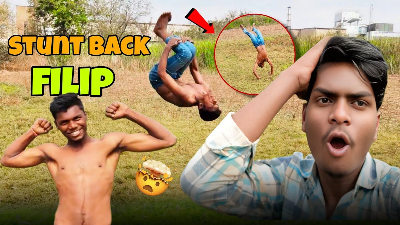 Stunt Back Filip 🇮🇳 !! इतनी खतरनाक जंप 😱