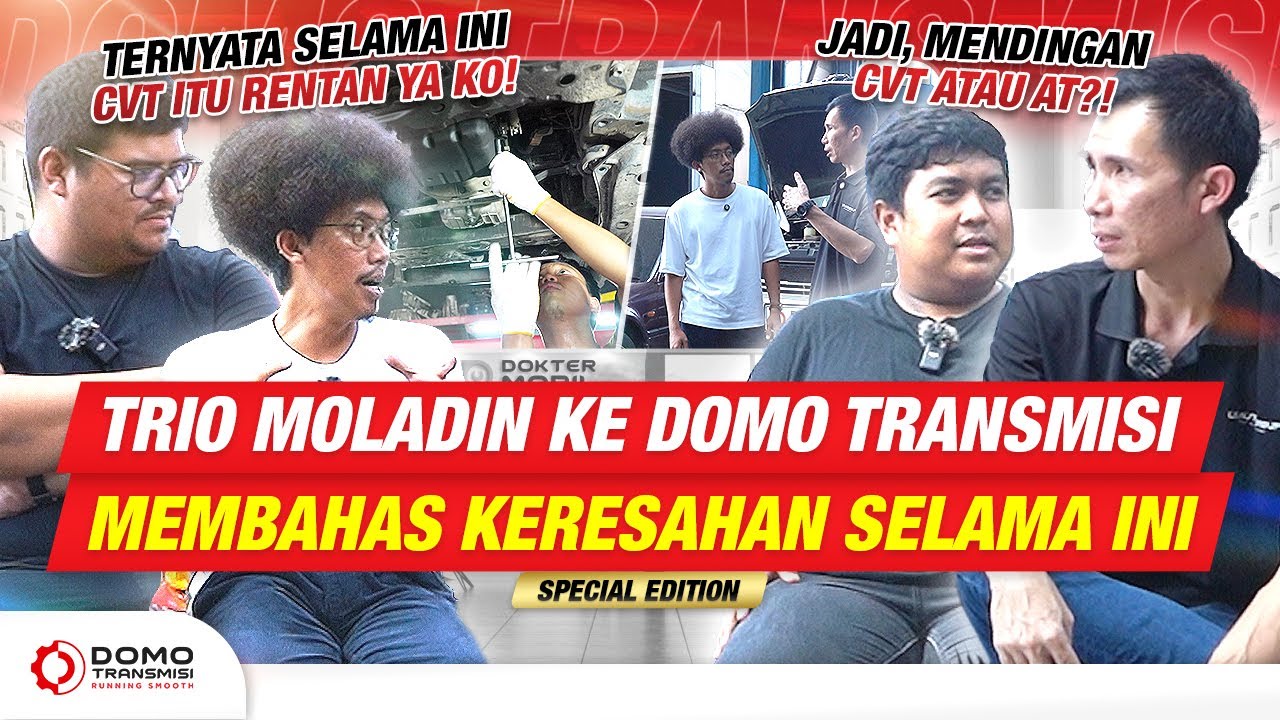 CVT ADA OLI MATICNYA?? TIPS MERAWAT CVT MOBIL BEKAS @MoladinIndonesia - DOMO Transmisi