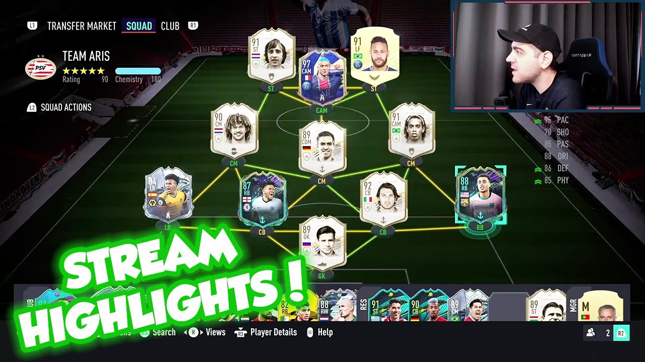 ΧΟΡΕΥΟΥΜΕ SAMBA ΜΕ RONALDINHOOOO!🇧🇷😍 #FIFA 21 STREAM HIGHLIGHTS!