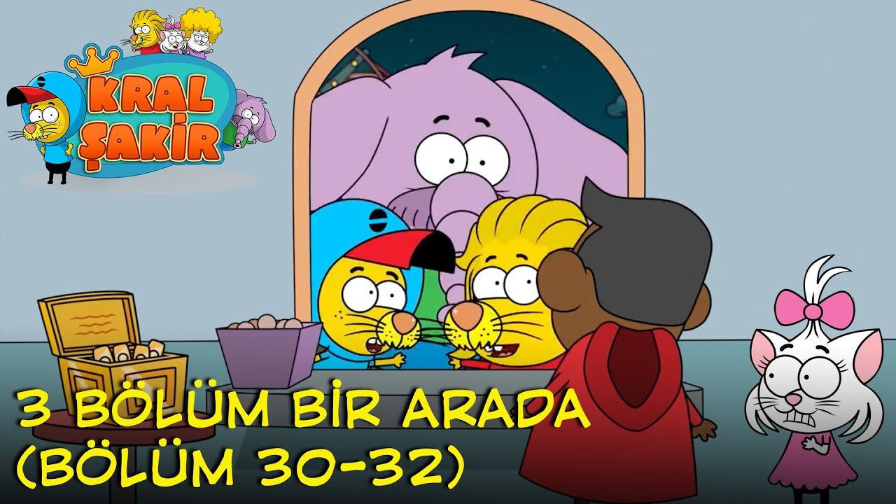KRAL ŞAKİR: 3 Bölüm Bir Arada | Çizgi Film