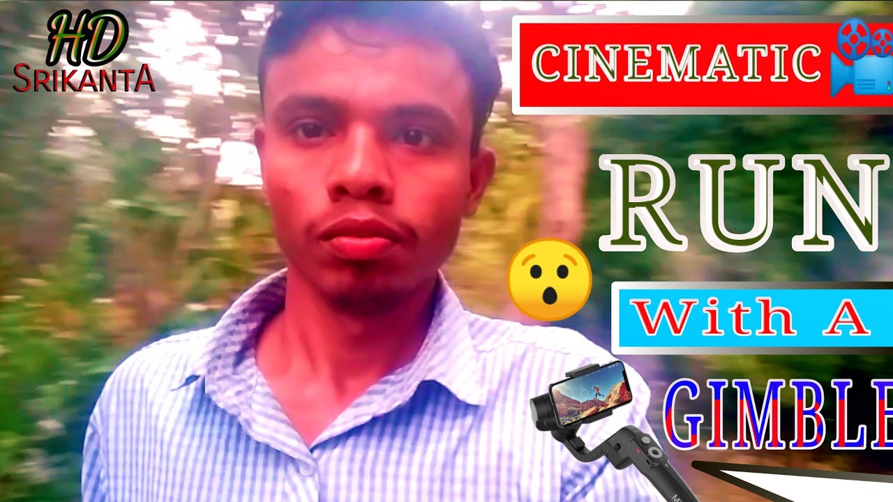 CINEMATIC RUN with MOJA mini S(GUDSEN Gimbal),99% Stabilizer,mobile Camera Control,#HDsrikanta