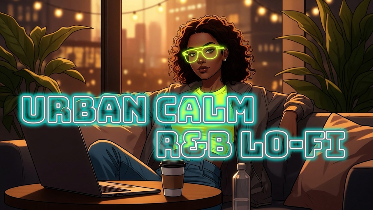 Urban Calm R&B Lo-Fi 🌿 | Healing Beats for Reading, Focus & After-Dark Productivity