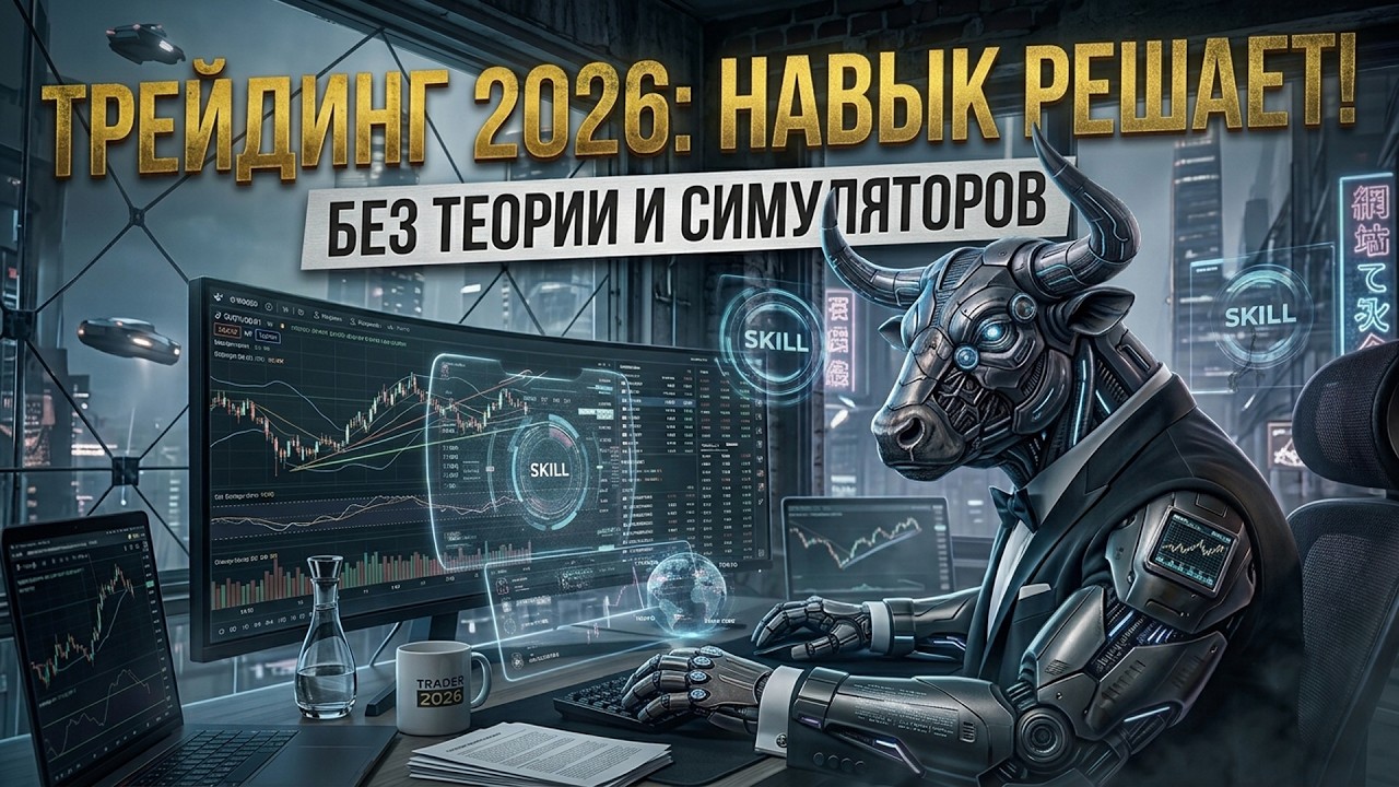 Трейдинг 2026  - это про НАВЫК! Технический анализ без ТЕОРИИ и СИМУЛЯТОРА!