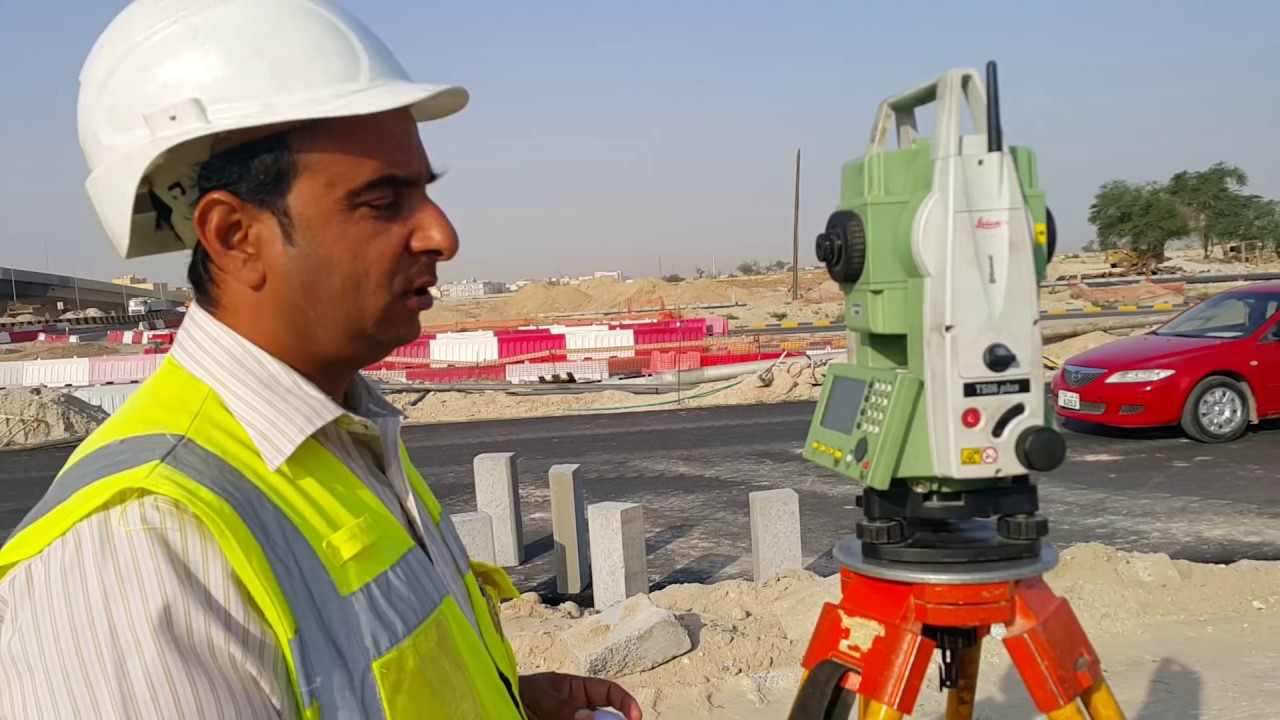 How to do Layout(Stake Out) with Leica Total Station TS06 Plus Complete training in اردو & हिन्दी