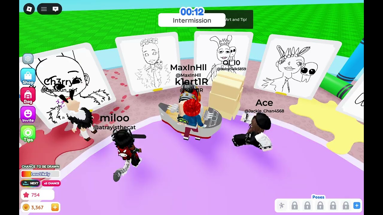 Drawing in roblox draw me game 