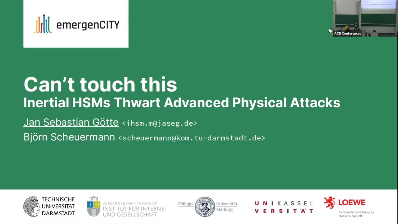 Session on Hardware Security