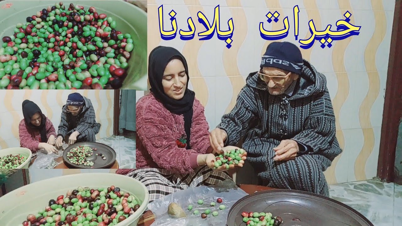 ماشاءالله علي خيرات بلادنا رقدنا زيتون انا والوالد بطريقة  طبيعية