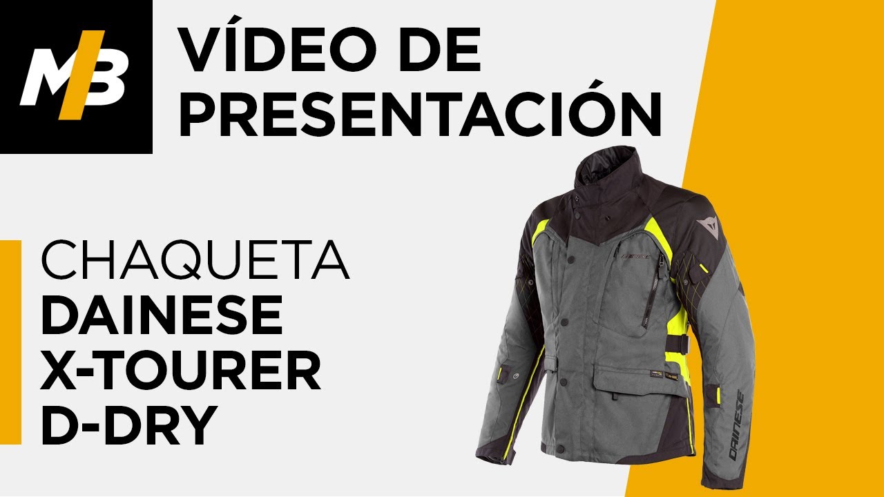 Chaqueta Dainese X-Tourer D-Dry, presentación de Motoblouz