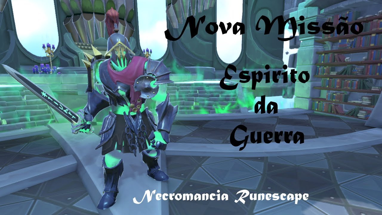 Como fazer a Nova Missão de Necromancia,  Espirito da Guerra no Runescape!
