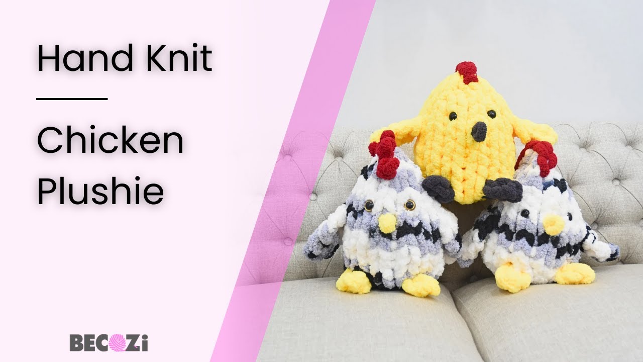 HAND KNIT A CHUNKY CHICKEN