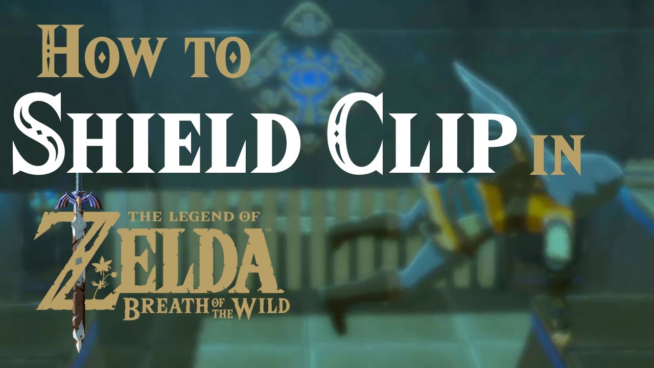 How to Shield Clip - Breath of the Wild Tutorial