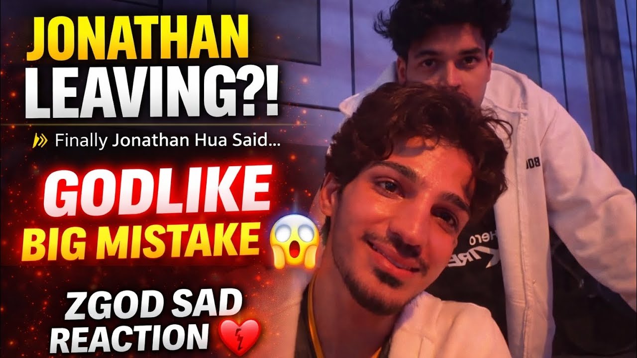 Jonny Leaving GodL?Yah Baat Zgod Janta hai?Zgod Hiding his Pain💔#jonathan#bgmi#pubg#godlike#bgmilive