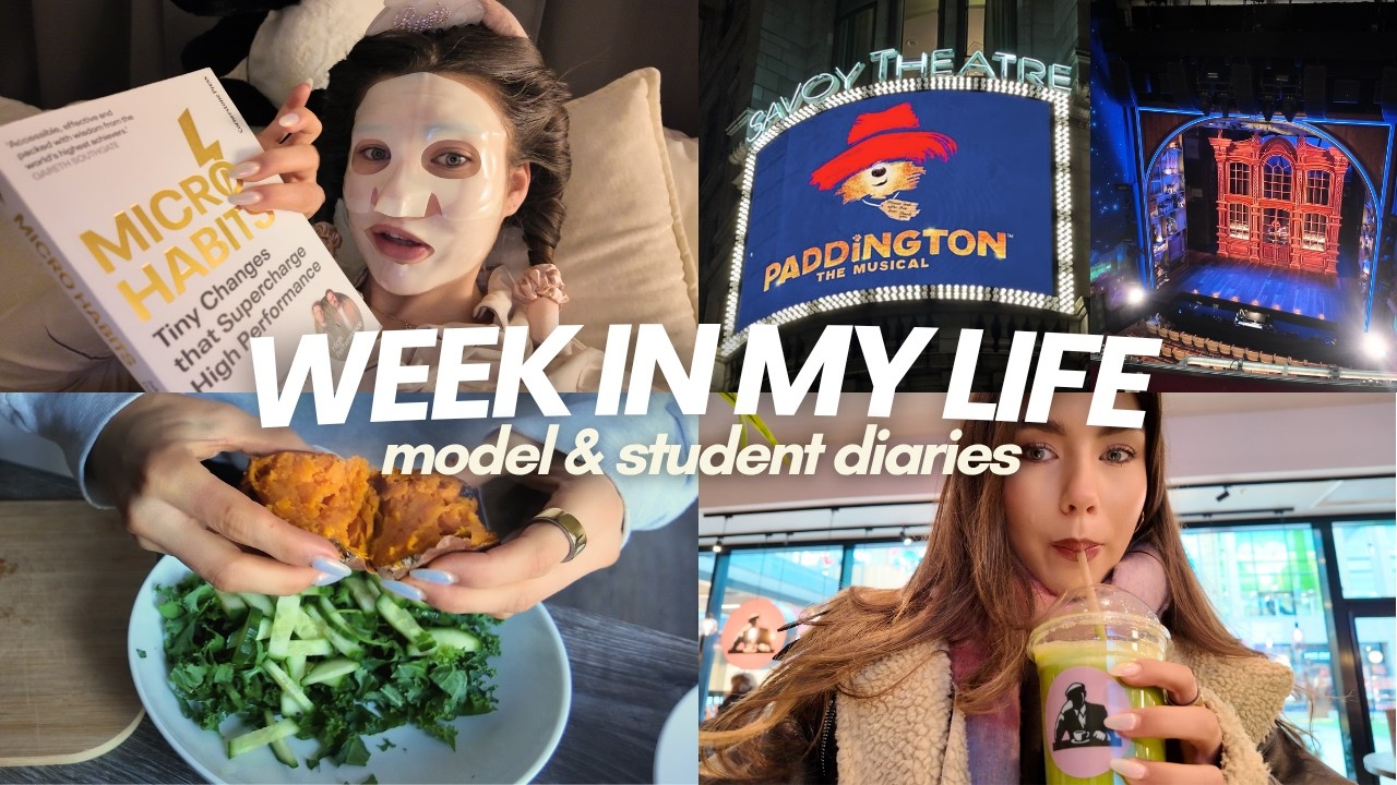 healthy eating, getting real, clear outs & paddington the musical! 🧸 | WEEKLY VLOG
