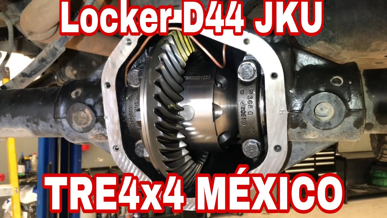 Instalación Locker TRE4x4 Trasero D44 Jeep Wrangler Sahara JKU