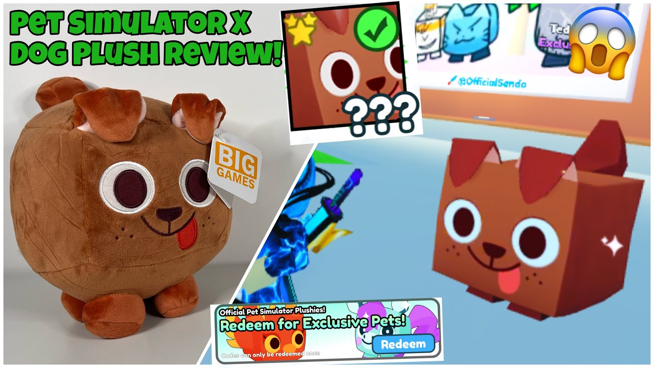Roblox Pet Simulator X Dog Plush Full Review With Code!!!