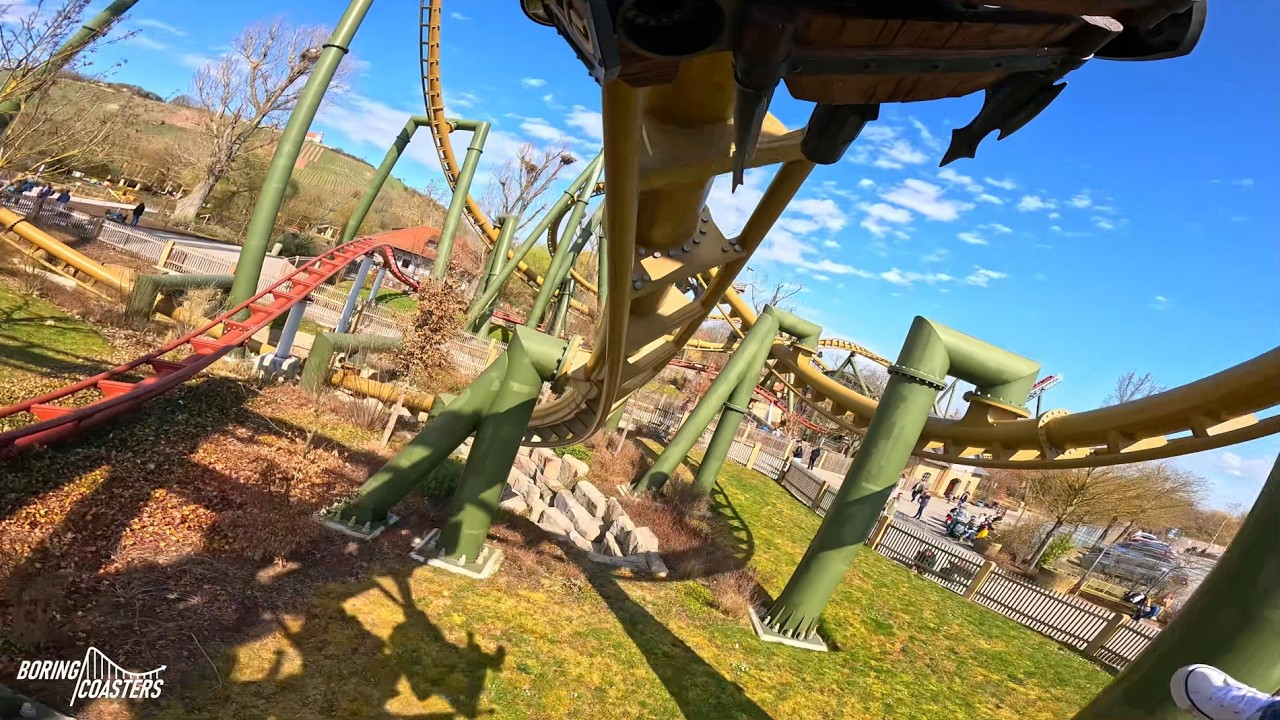Hals-&uuml;ber-Kopf 2025 ONRIDE | 4K POV | Erlebnispark Tripsdrill | Vekoma Suspended Thrill Coaster STC