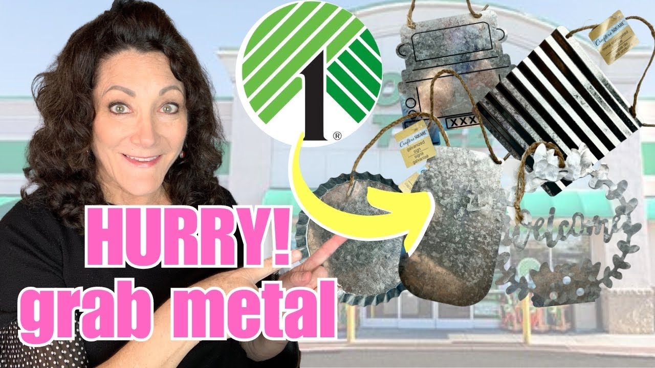 AMAZING DIY Crafts Using Dollar Tree Crafter’s Square METAL