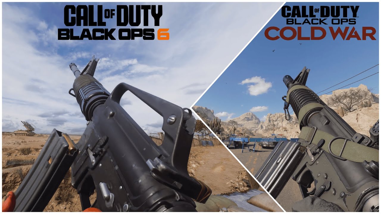 XM4 ASSAULT RIFLE | BLACK OPS 6 vs BLACK OPS COLD WAR| 4K UHD