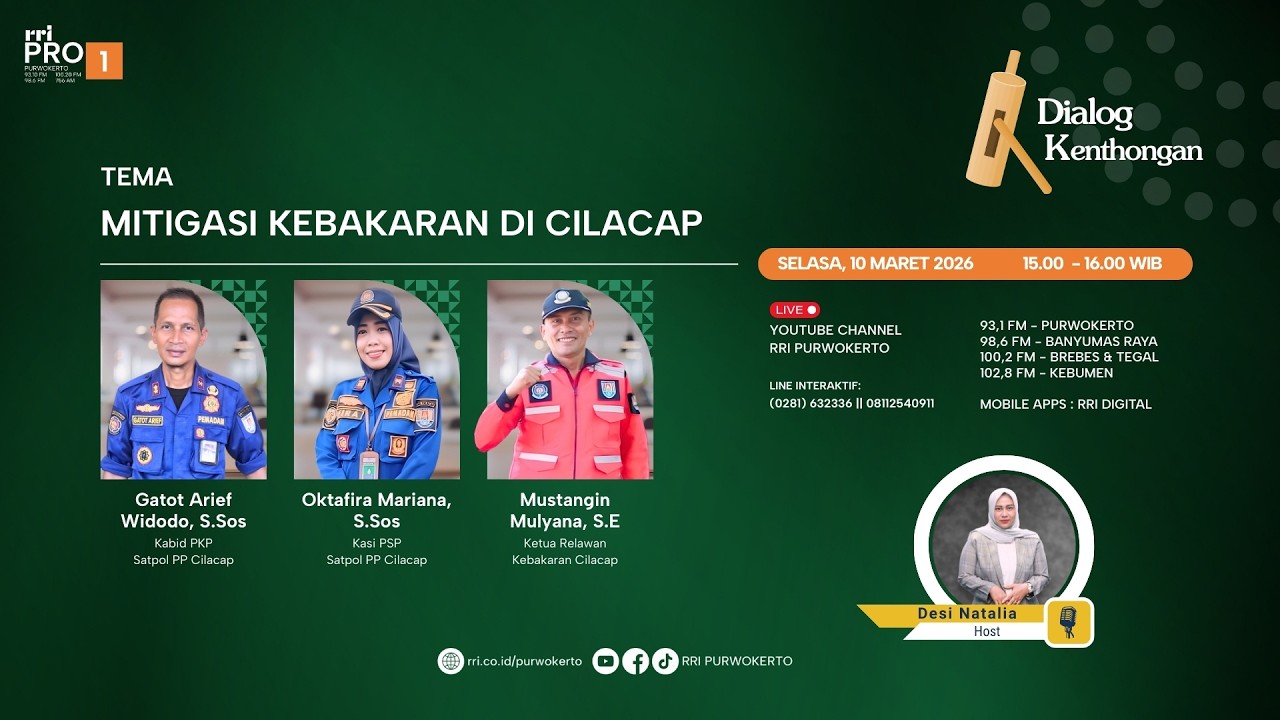 MITIGASI KEBAKARAN DI CILACAP | DIALOG KENTHONGAN
