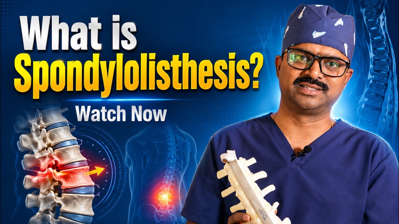What Is Spondylolisthesis? Symptoms, Causes & Treatment Explained | Spine Care | Dr Sukumar Sura