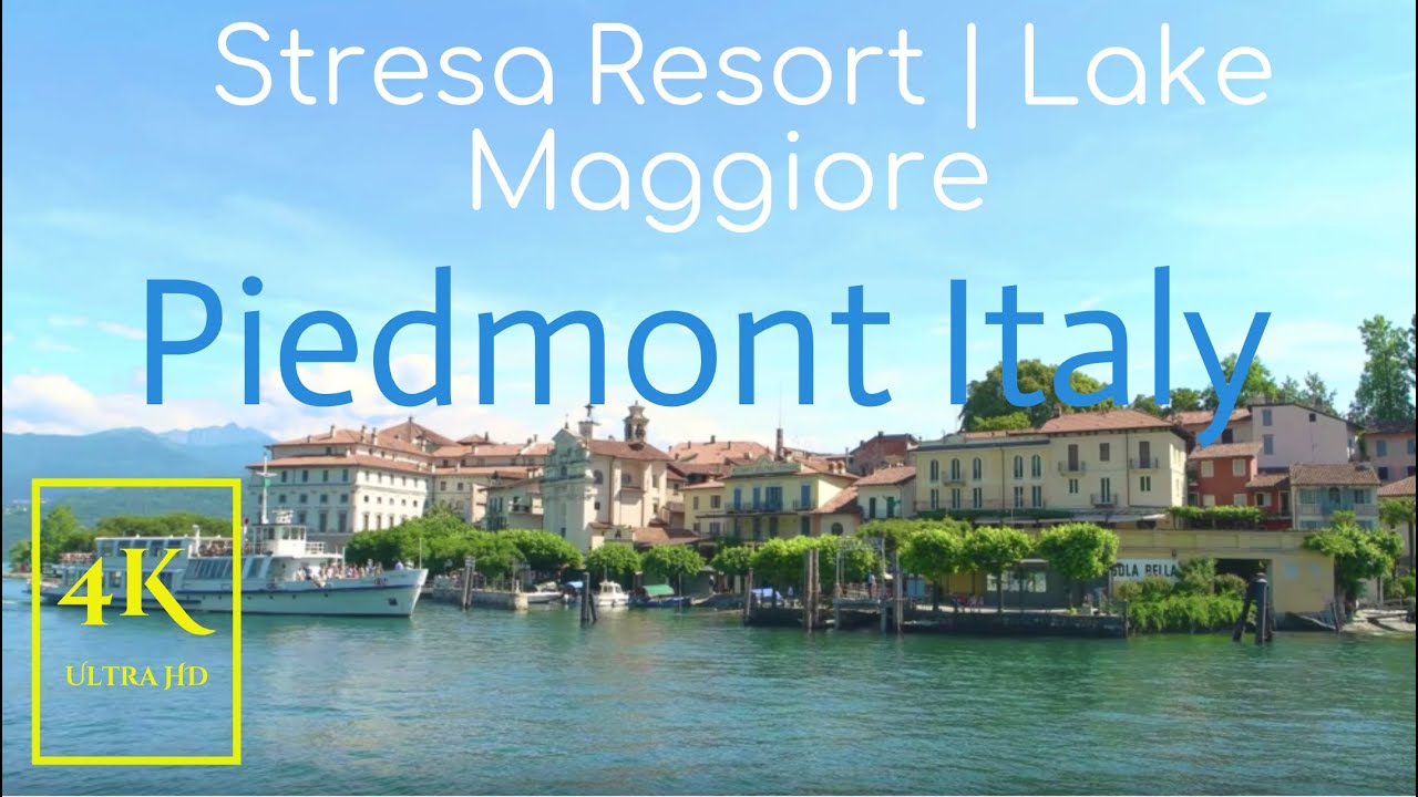 Stresa Resort Town in 4K Ultra HD (Piedmont, Italy) | Travel Around Lake Maggiore