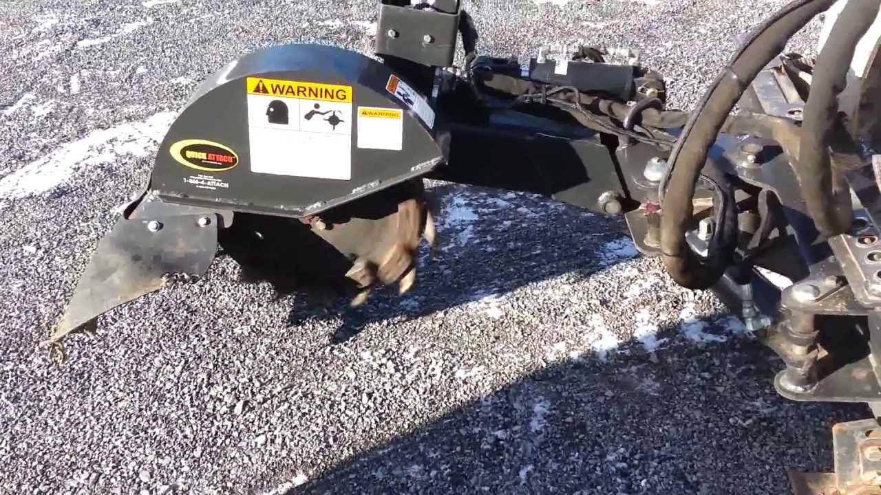 Bobcat Quick Attach Stump Grinder!